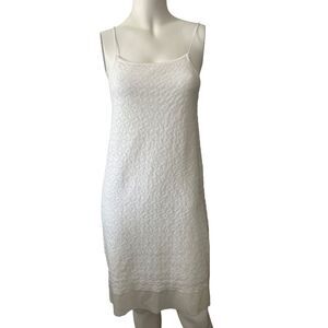 Rag & bone white dress XS quilted sleeveless coastal geometric summer island